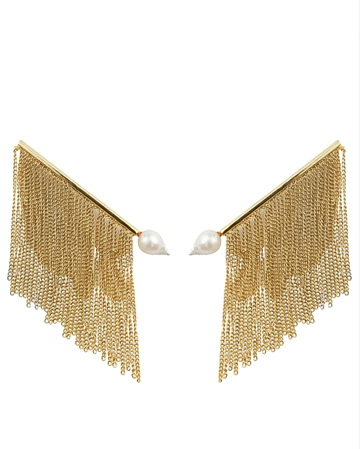 Goddess Pearl earrings